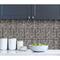 InHome Camden Antique Silver Faux Tin Peel & Stick Backsplash Tiles